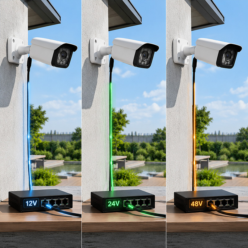 12V, 24V of 48V voor PoE buiten: ontwerpgids