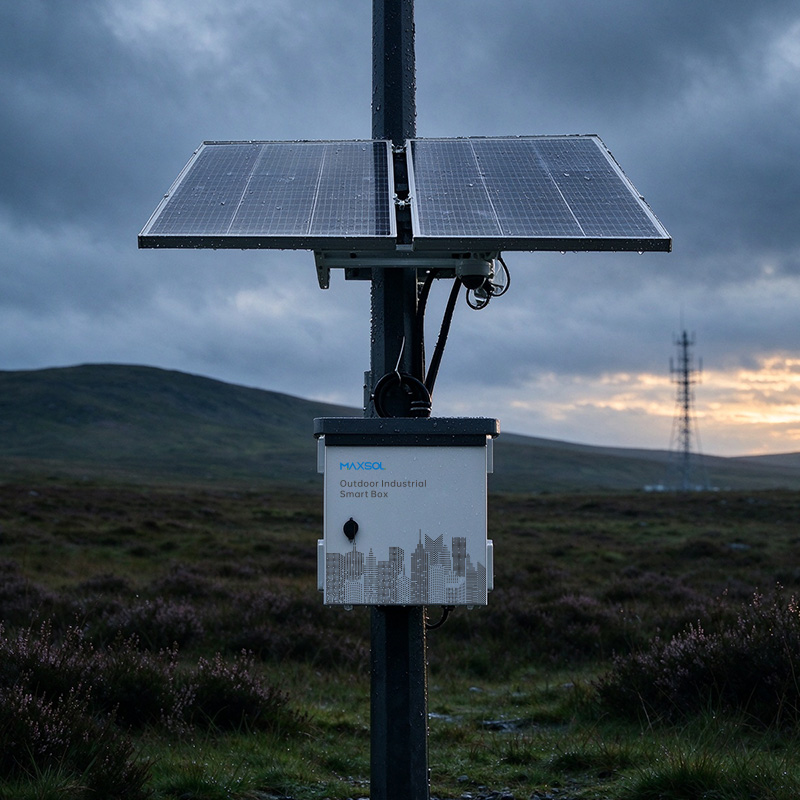 24/7-netwerk op zonne-energie voor afgelegen locaties