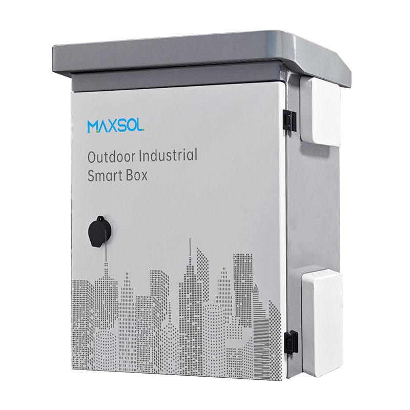 Maxsol IB552 IP65 IK10 buitenbehuizing van gepoedercoat verzinkt staal