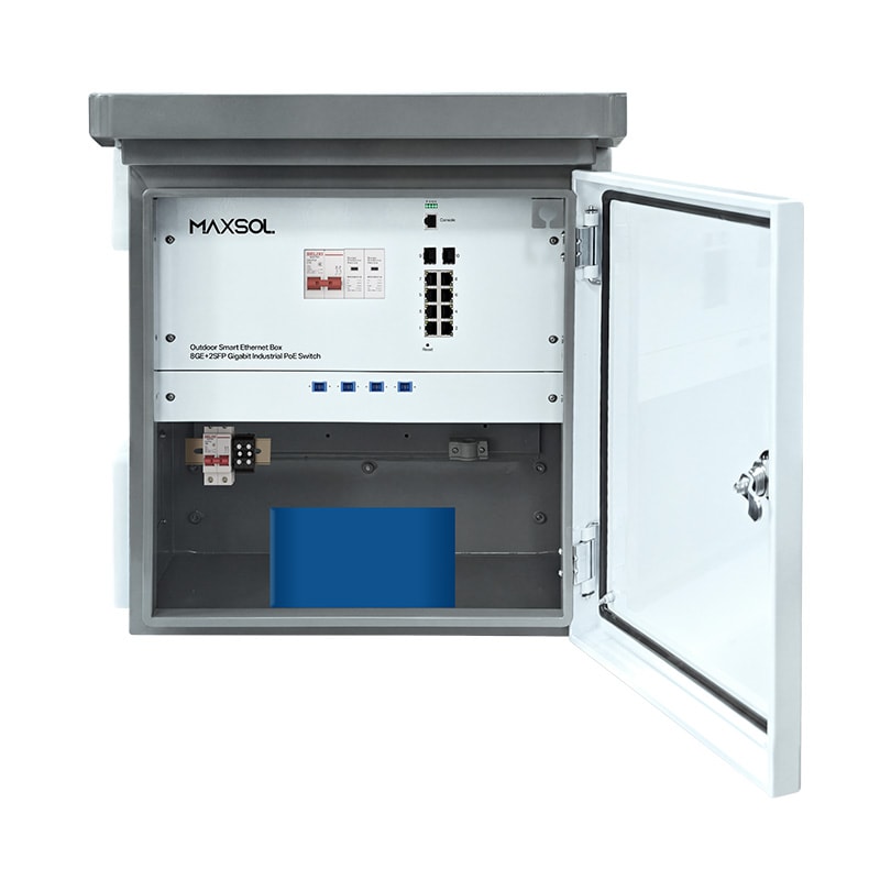 Maxsol SBOX2802SFG-I-288WH outdoor smart box met ingebouwde LiFePO4-accu