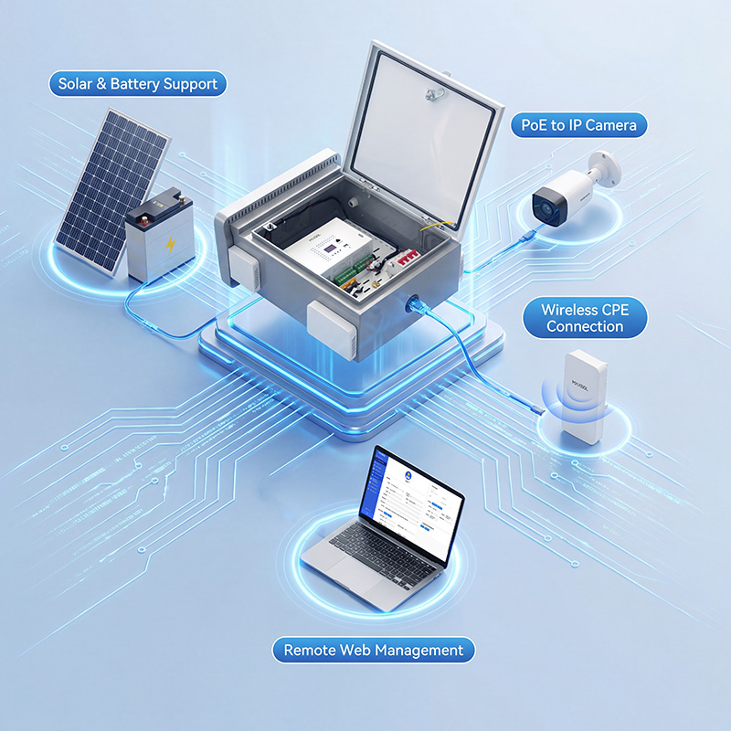 Off-grid zonne-energie voor CCTV correct berekenen