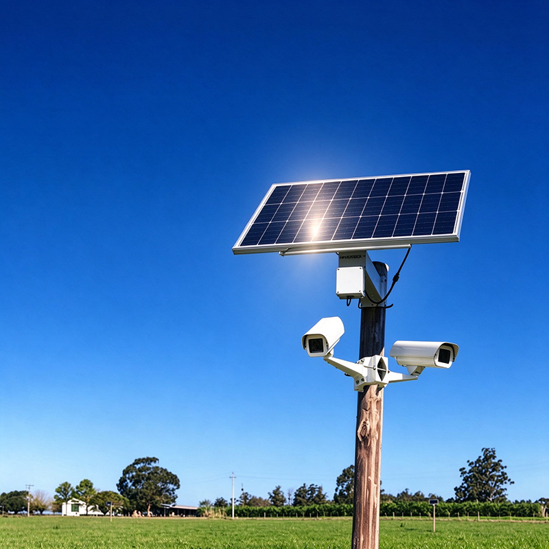Camerabewaking op zonne-energie per type locatie