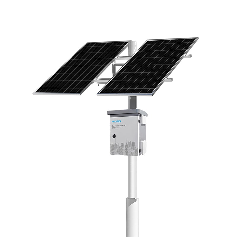 Maxsol CS400150 met twee 200W-zonnepanelen en 1920Wh LiFePO4-accu
