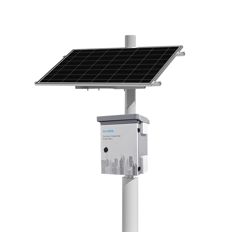 Zonnevoedingssysteem voor CCTV, 200W / 100Ah LiFePO4