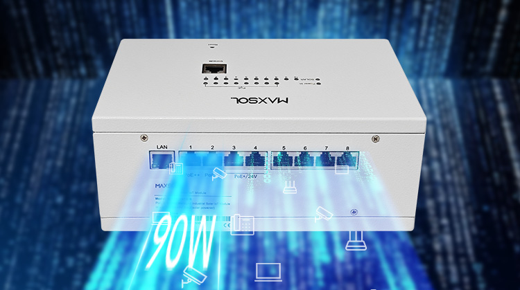 802.3af/at/bt PoE-uitgang