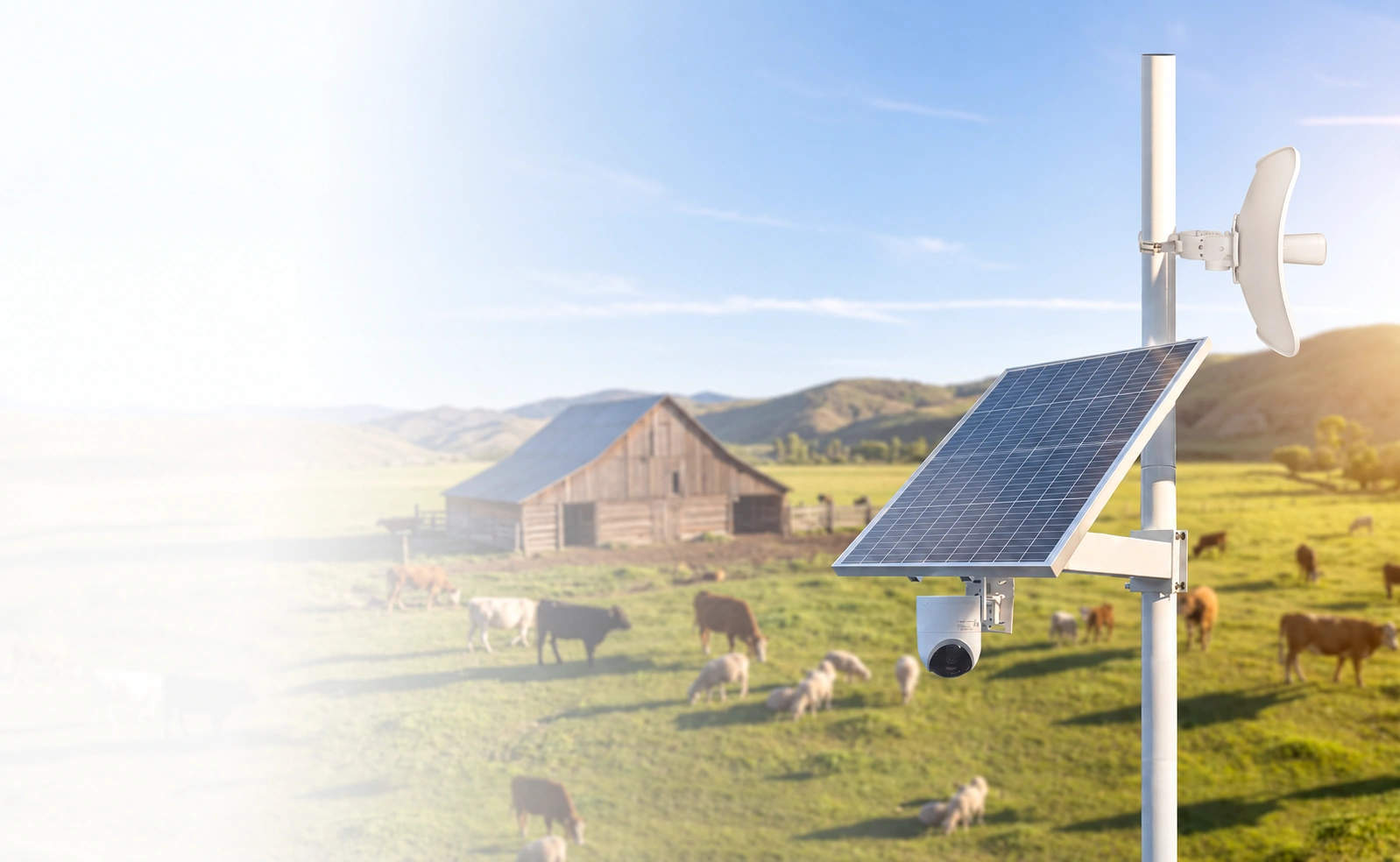 Draadloze CPE-oplossing op zonne-energie