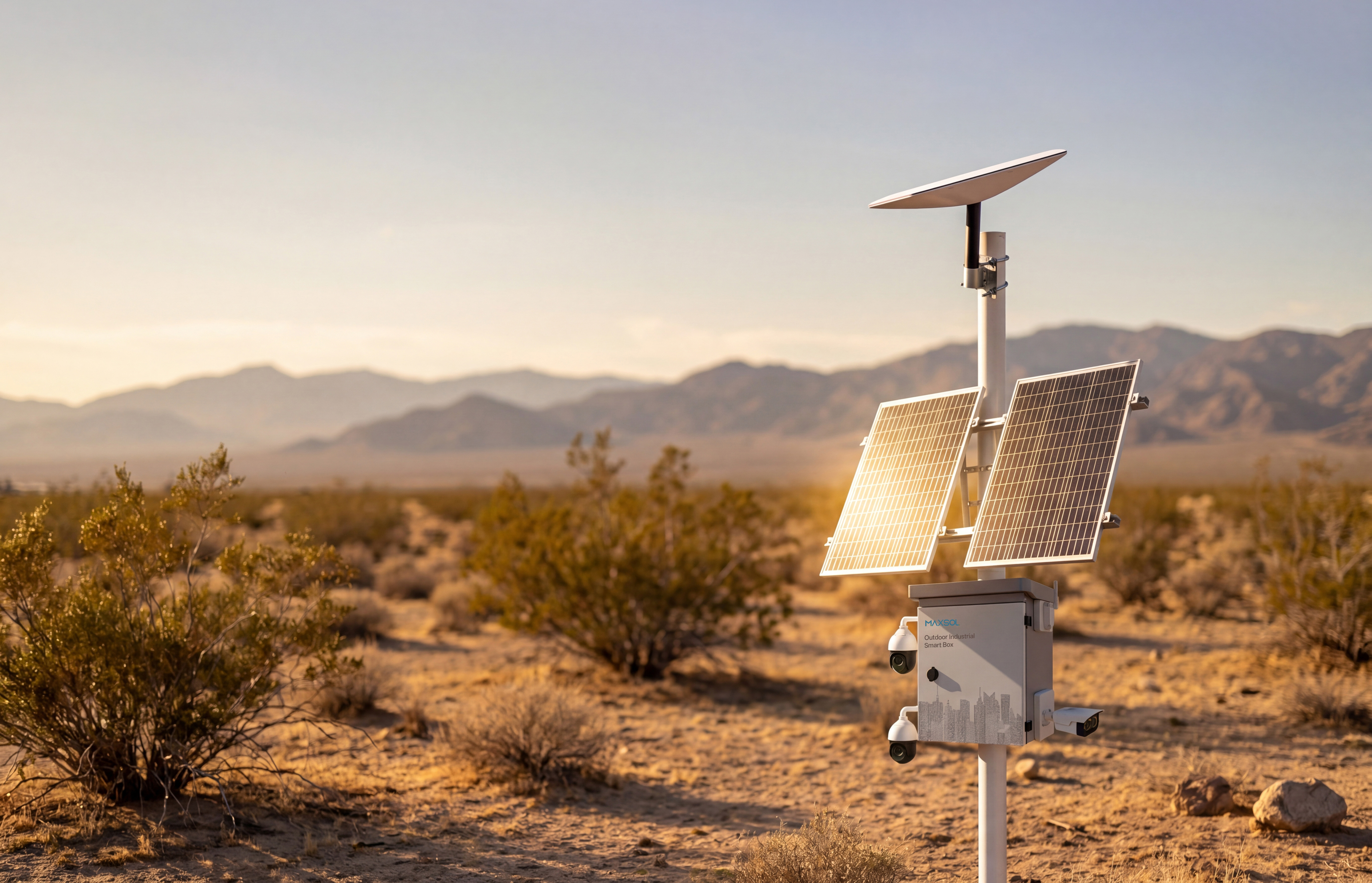 Autonome zonne-energieoplossing voor Starlink